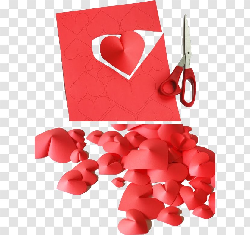 Valentines Day Christmas Decoration Gift Interior Design Services Do It Yourself - Hand Paper-cut Transparent PNG