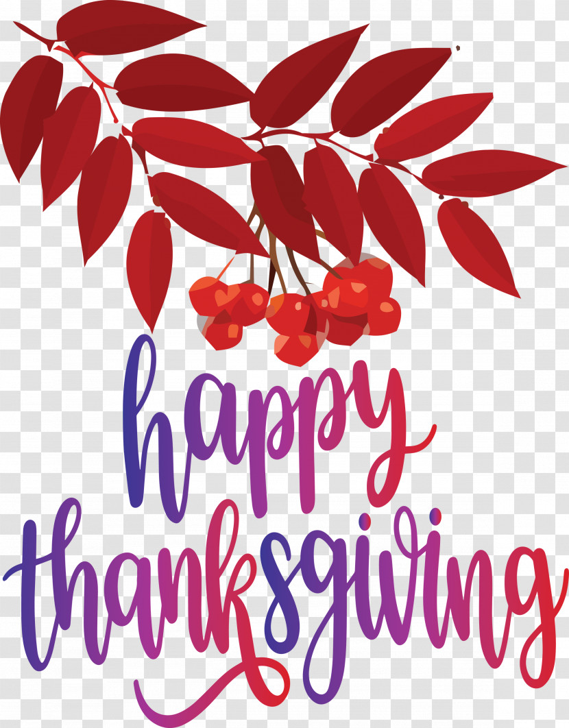 Happy Thanksgiving Autumn Fall Transparent PNG