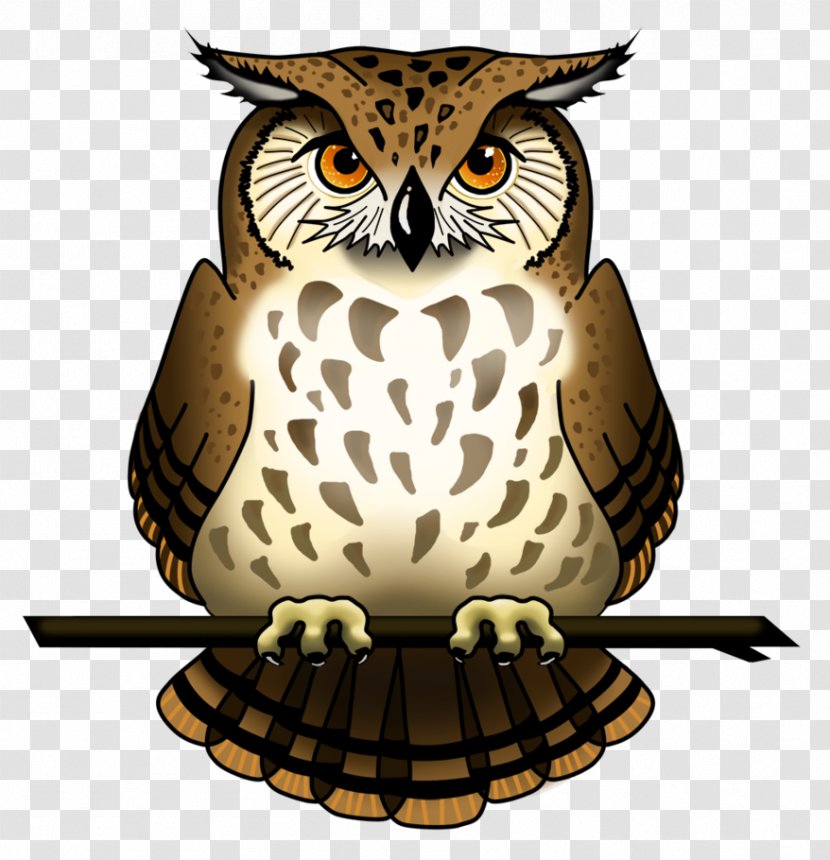 Tawny Owl Clip Art - Pattern - Picture Transparent PNG