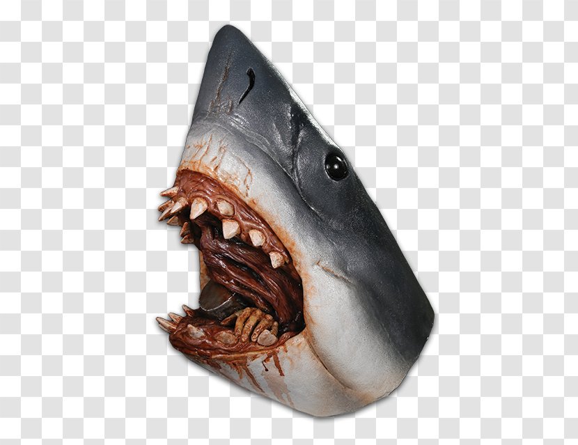 Great White Shark Mask Disguise Carnival - Costume - Jaws Transparent PNG