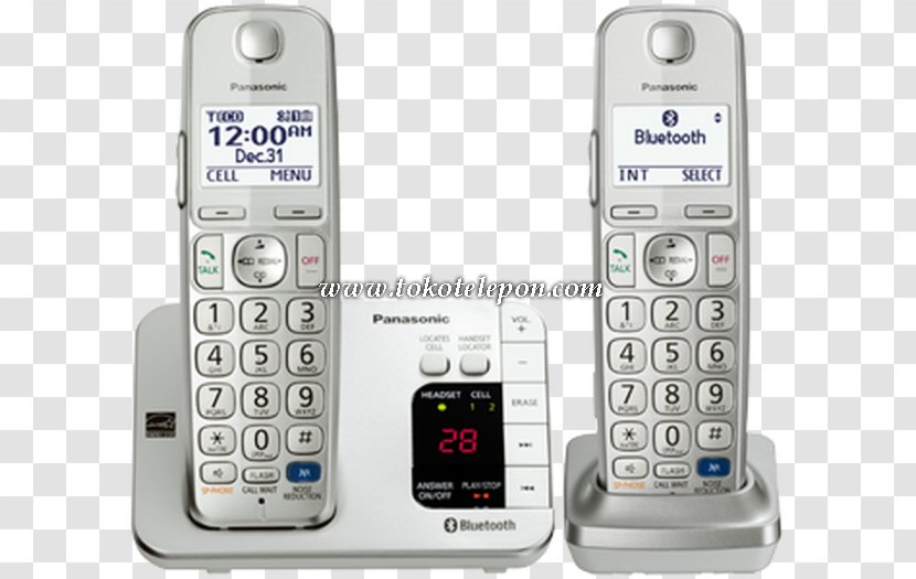 Cordless Telephone Handset Digital Enhanced Telecommunications Home & Business Phones - Technology - Walkie Talkie Wireless Headsets Transparent PNG