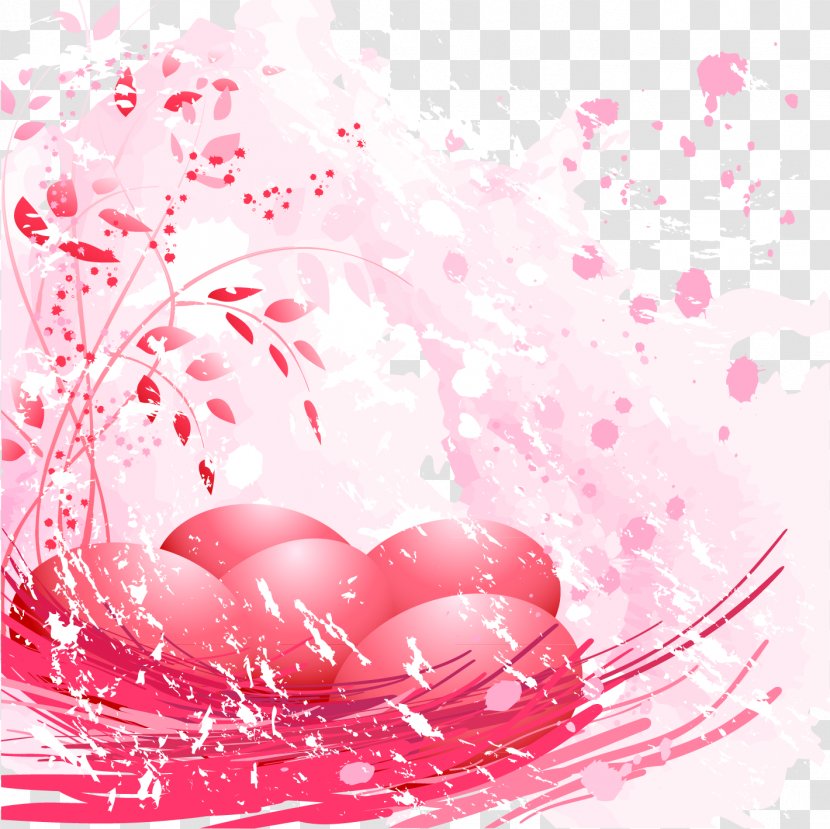 Euclidean Vector Easter Clip Art - Valentines Day - Romantic Transparent PNG