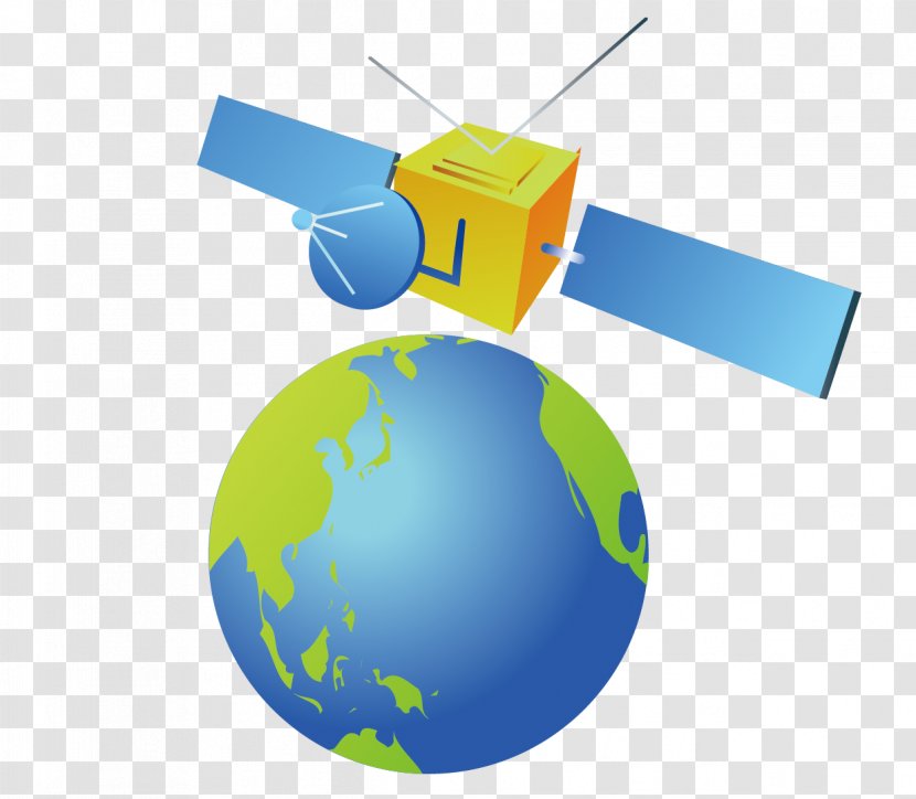 Earth Communications Satellite - And Monitors Transparent PNG
