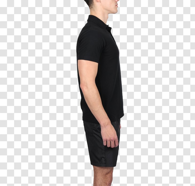 Waist Sleeve Clothing Pocket Shoulder - Black Polo Transparent PNG