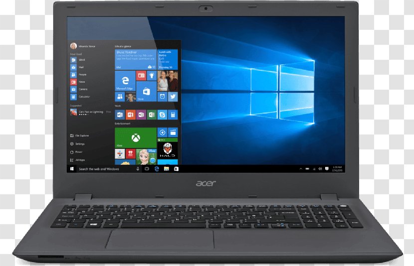Laptop Intel Acer Aspire TravelMate - Display Device Transparent PNG