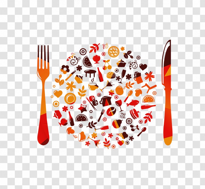Knife Fork - Cutlery - And Food Transparent PNG