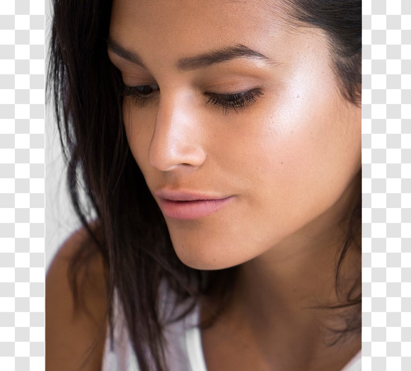 Highlighter Cheek Cosmetics Make-up - Hair Coloring - Mascara Model Transparent PNG