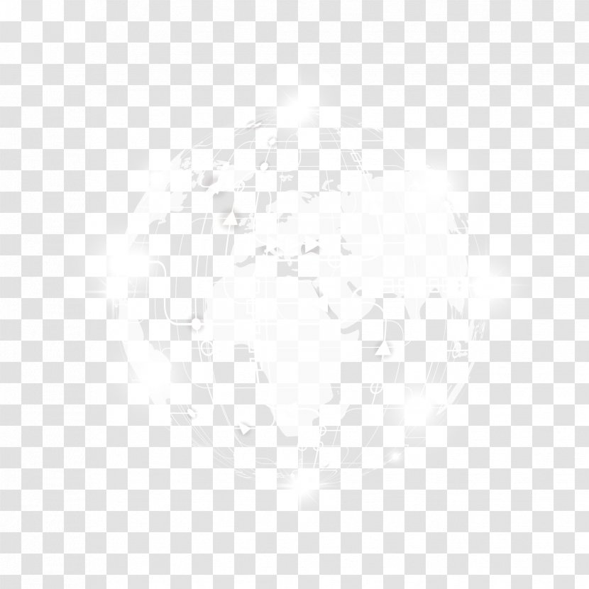 Black And White Pattern - Vector Science Technology Earth Transparent PNG