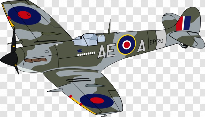 Supermarine Spitfire Airplane Fighter Aircraft Transparent PNG