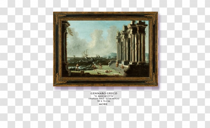 Painting Picture Frames Capriccio Ruins - Leonardo Coccorante Transparent PNG