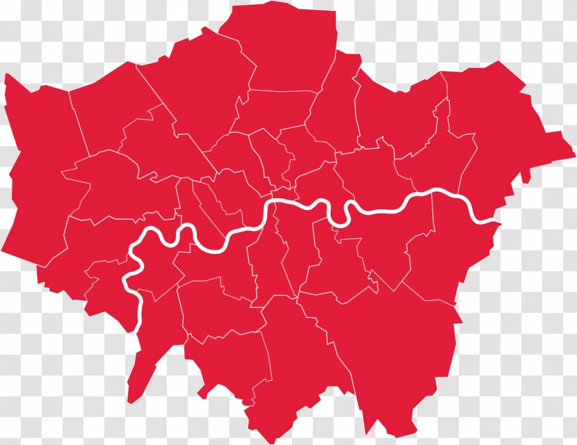 South London Boroughs North Map Location - Flower Transparent PNG