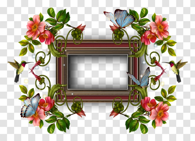 Picture Frames Floral Design Clip Art - Flora - Qe Transparent PNG