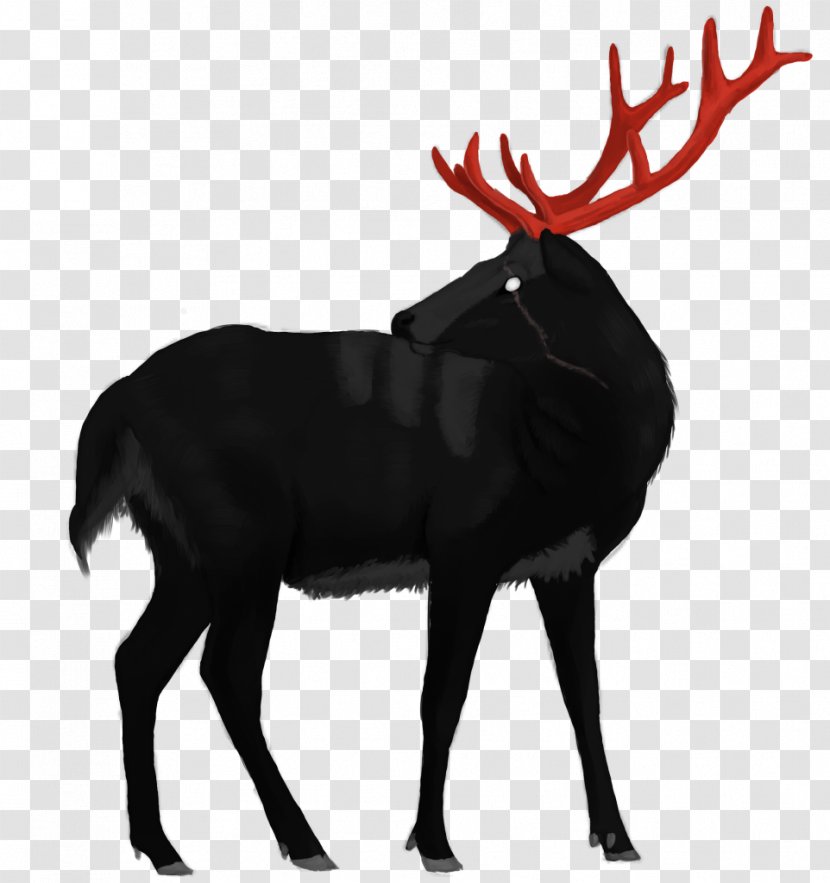 Reindeer Antler Wildlife Terrestrial Animal Clip Art - Horn Transparent PNG