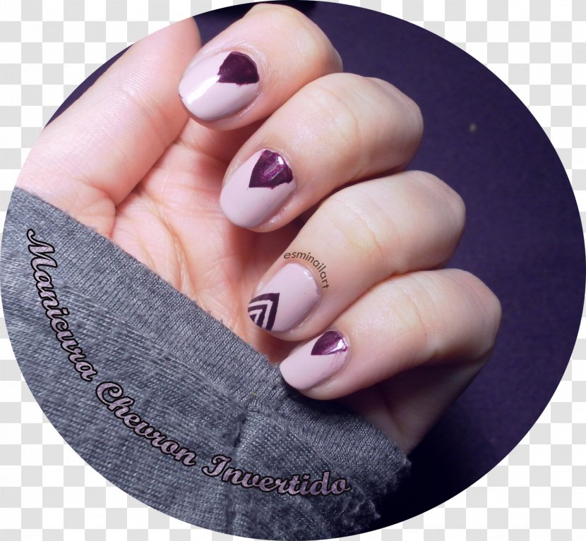 Nail Polish Manicure Hand Model - Purple Transparent PNG