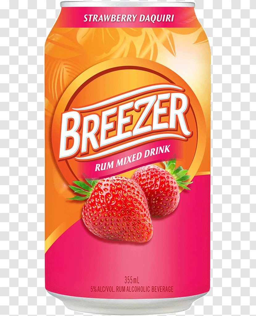 Strawberry Bacardi Breezer Daiquiri Piña Colada Orange Drink - Pi%c3%b1a Transparent PNG