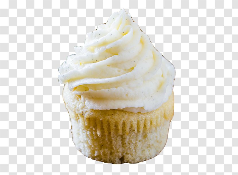 Cupcake Frosting & Icing Cream Red Velvet Cake Chocolate - Flavor - Vanilla Pod Transparent PNG