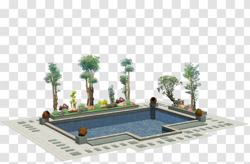 Landscape Architecture Dafid Florist Tukang Taman Surabaya Garden Sketch - Design Transparent PNG