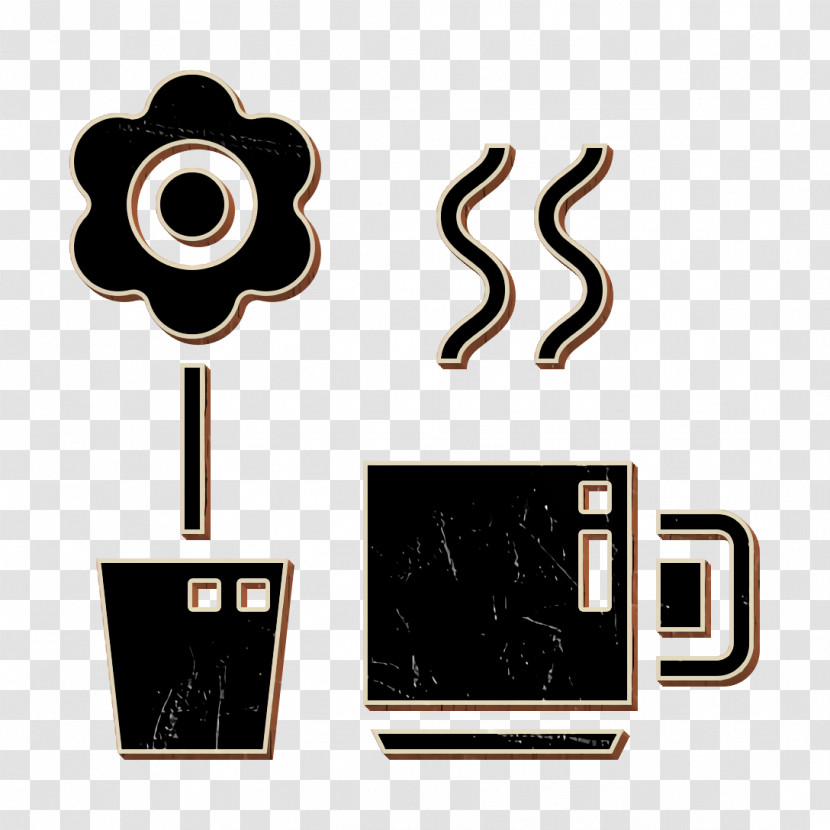 Steam Icon Office Stationery Icon Coffee Cup Icon Transparent PNG