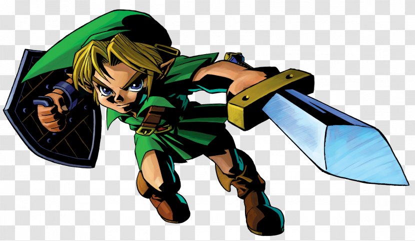 The Legend Of Zelda: Majora's Mask 3D Ocarina Time Link - Heart - Sword And Fairy Transparent PNG