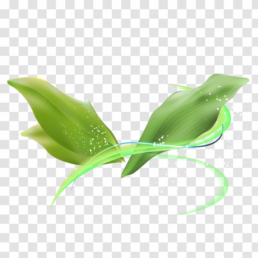 Light Aperture Leaf - Plant - Vector Green Leaves And Decorative Hair Transparent PNG