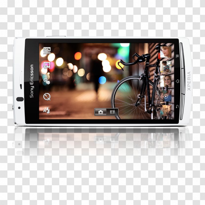 Sony Ericsson Xperia Arc S X10 Mini Mobile Smartphone - Portable Communications Device Transparent PNG