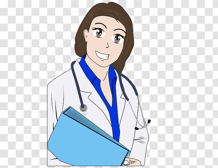 Vector Graphics Physician Clip Art Cartoon - Woman - Doctors Office Nurse Transparent PNG