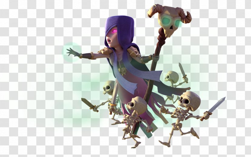 Clash Of Clans Royale Witchcraft Golem - Figurine Transparent PNG