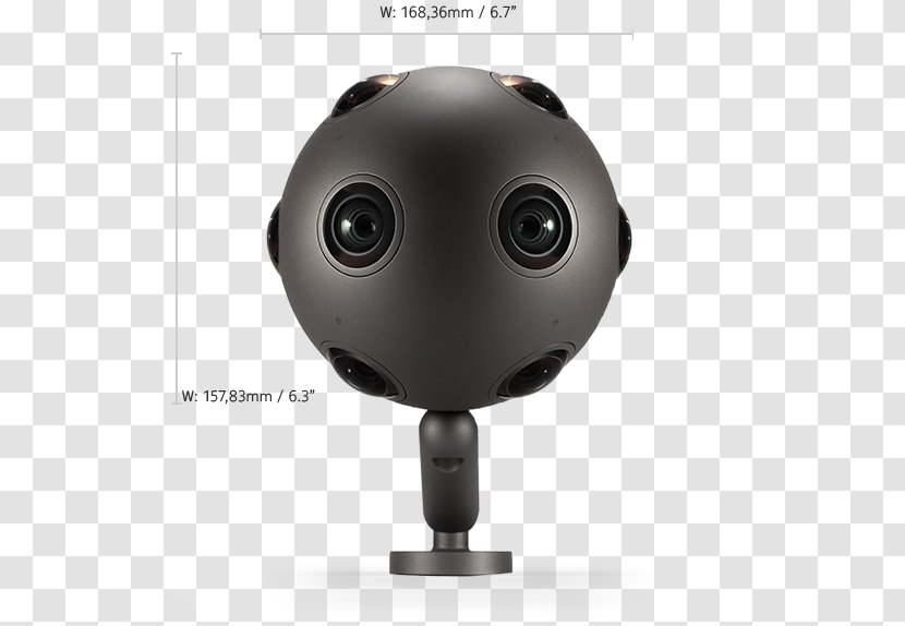 Nokia OZO Virtual Reality Headset Immersive Video Camera Transparent PNG