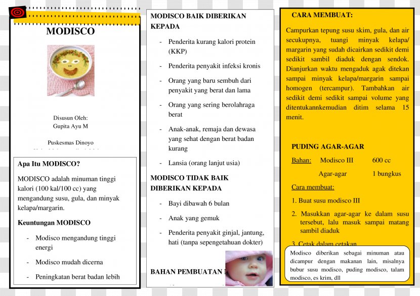 Take-out Menu Web Development Document Food - Yellow - Leaflet Transparent PNG