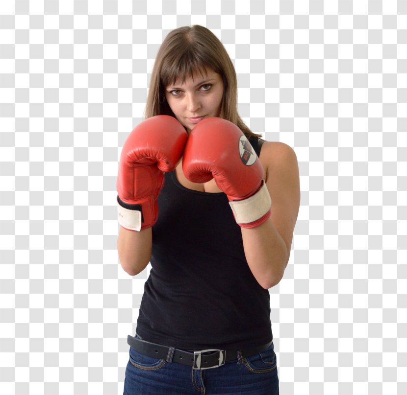 Boxing Glove Women's Woman - Thumb Transparent PNG