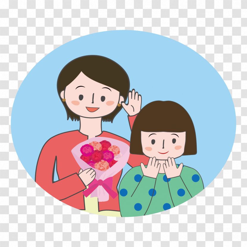 Mother's Day Cartoon お母さん - Character - Mother Illustration Transparent PNG
