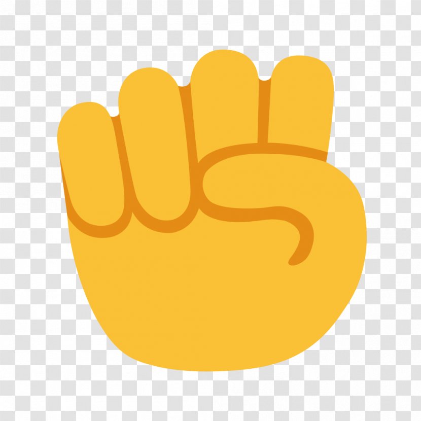 IPhone Emoji Raised Fist Emoticon - Smiley - Hand Transparent PNG