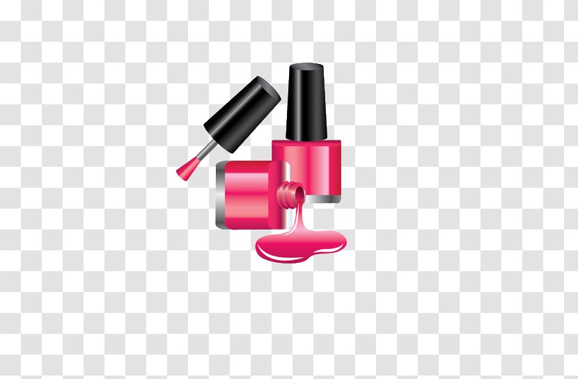 Nail Polish Cosmetics - Gloss - Rose Red Transparent PNG