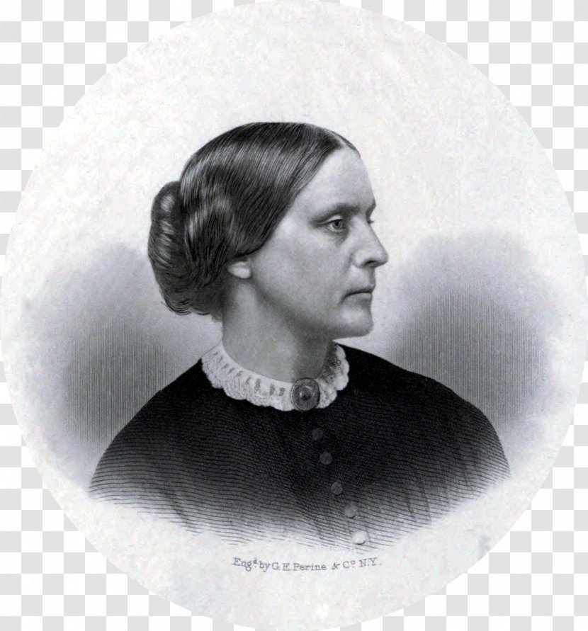 Susan B. Anthony United States History Of Woman Suffrage Women's National American Association - Monochrome - Hope Primary School Transparent PNG