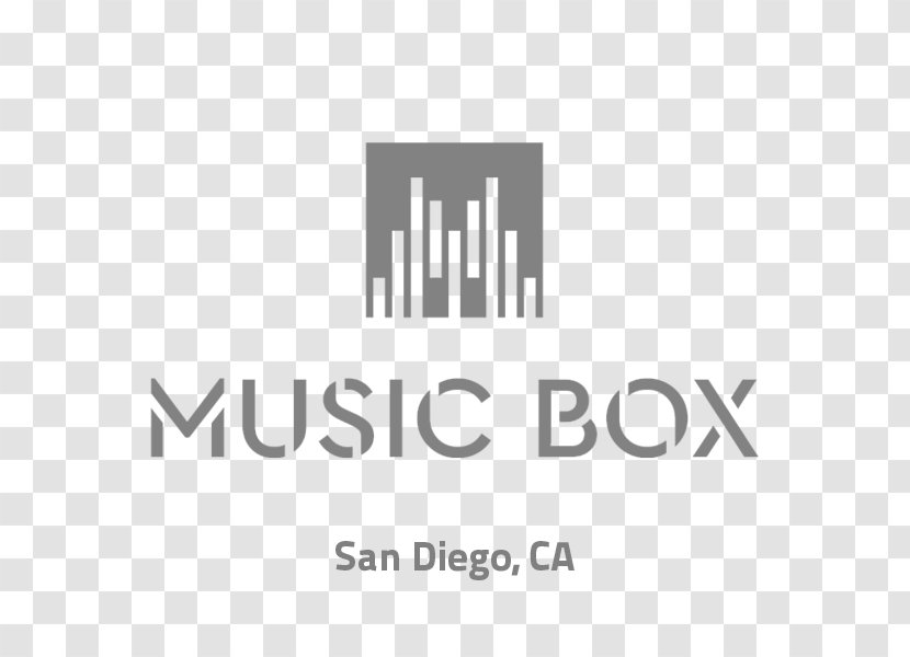 Music Box Logo Brand Product Font - San Diego Transparent PNG