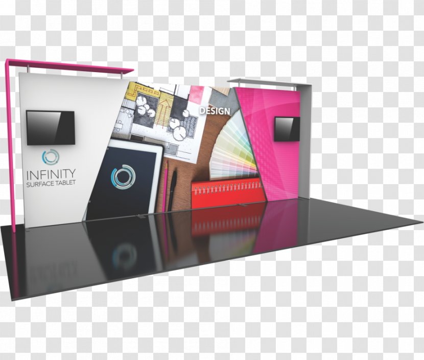 Textile Exhibit Design Exhibition - Stretch Fabric - Trade Show Display Transparent PNG