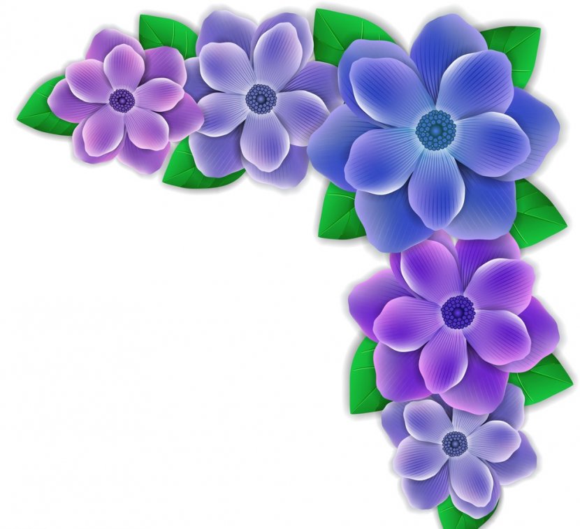 Drawing Flower Pin - Violet Transparent PNG