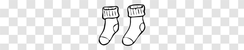 Crew Sock Free Content Clip Art - Monochrome - Socks Cliparts Transparent PNG