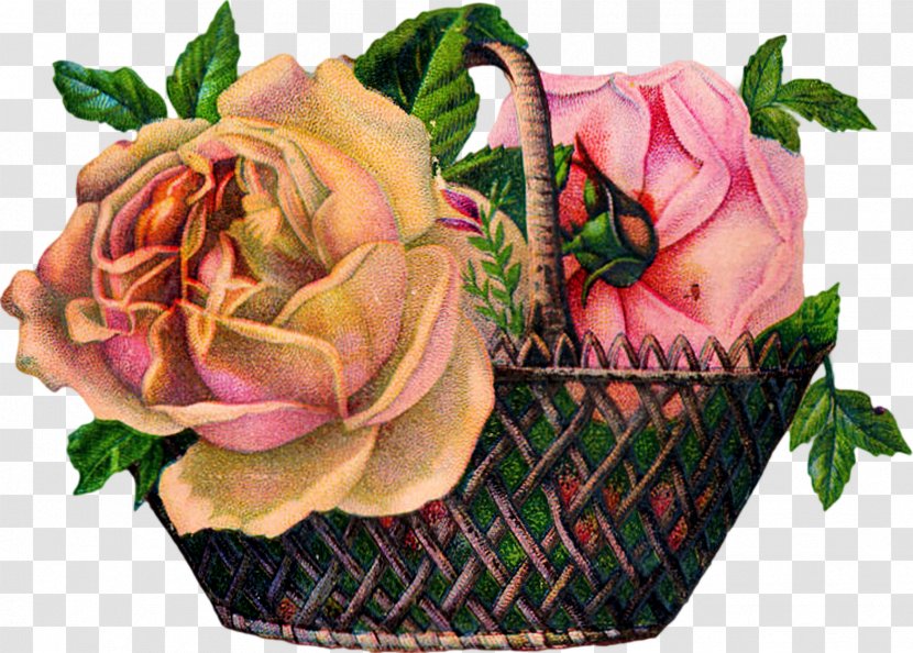 Garden Roses Flower Bouquet Transparent PNG