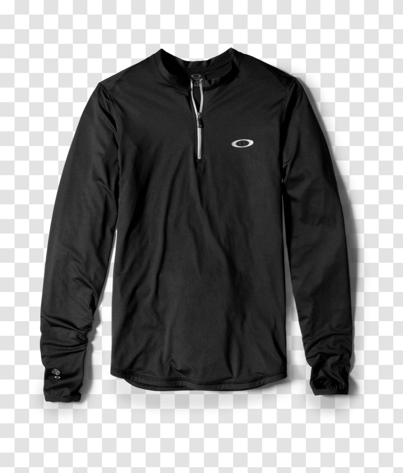 T-shirt Hoodie Flight Jacket Leather - Black Transparent PNG