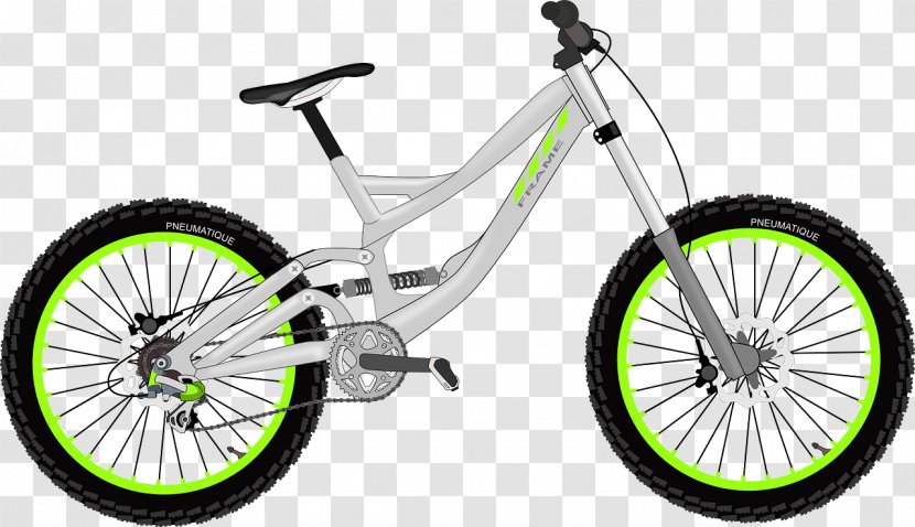 Downhill Mountain Biking Bicycle Bike Clip Art - Road - Bicicle Transparent PNG