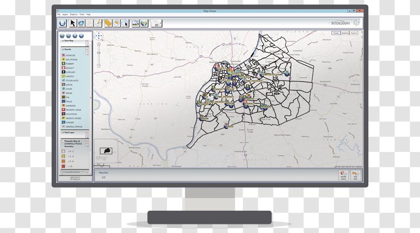 Computer Monitors Crime Analysis Scene Police - Software Transparent PNG
