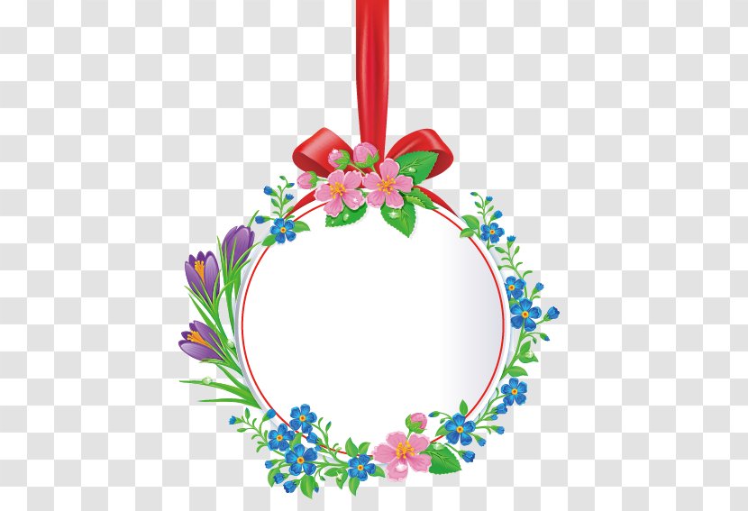 Easter Bunny Illustration - Christmas Decoration - Lace Tag Transparent PNG