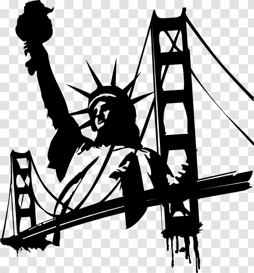 Manhattan Big Apple Royalty-free Clip Art - Fotosearch - Statue Of Liberty Transparent PNG