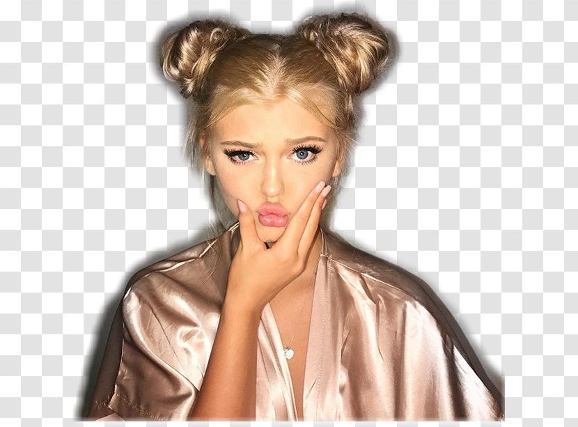 Loren Gray Hairstyle Fashion Photography - Watercolor - Hair Transparent PNG