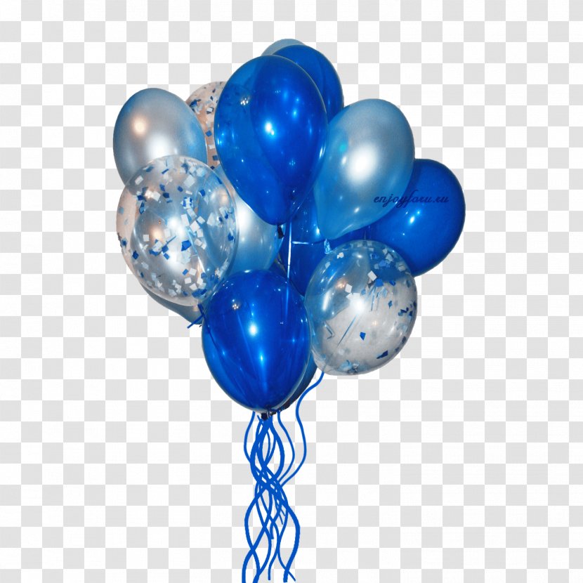 Blue Toy Balloon Cloud Silver - Geliyevyye Shary Transparent PNG