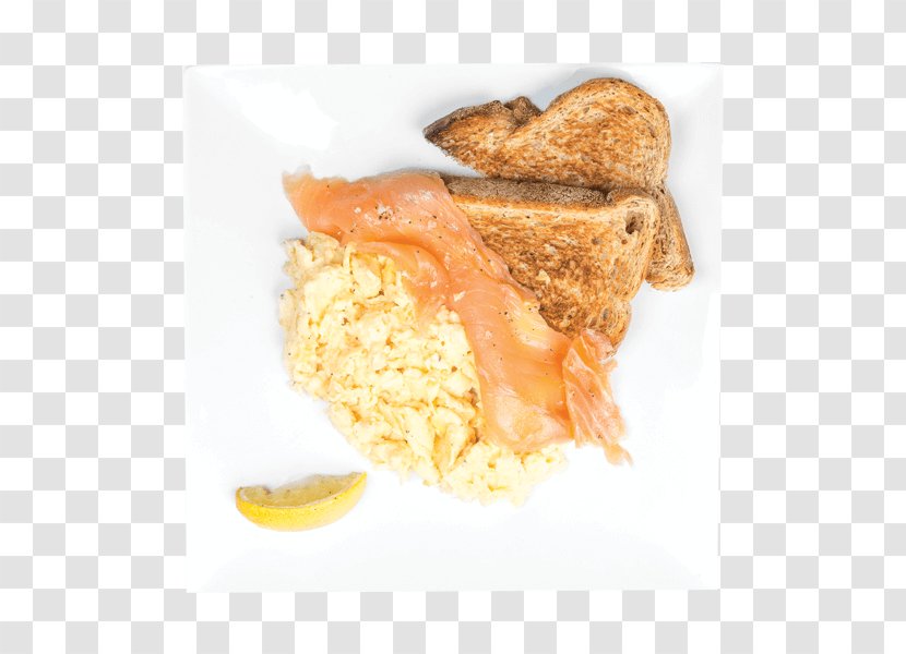 Breakfast Scrambled Eggs Food Bacon Menu Transparent PNG