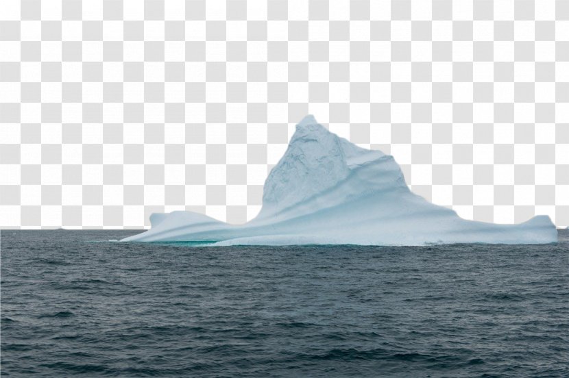 Iceberg Sea Sky Watercraft - Calm - Tip Of The Transparent PNG