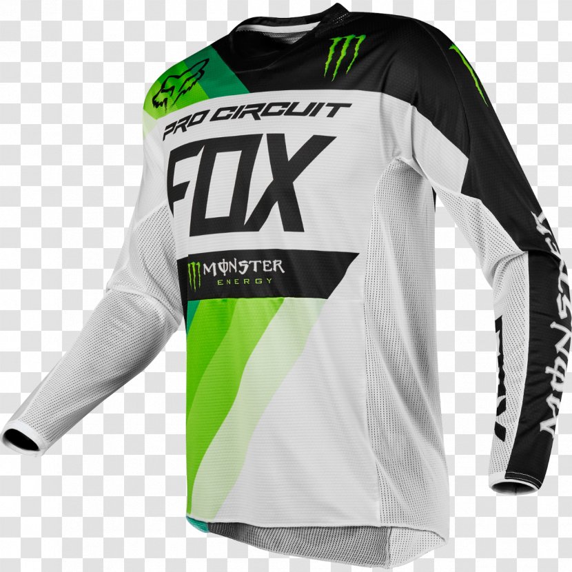 T-shirt Motocross Motorcycle Jersey Fox Racing - Clothing - Cycling Transparent PNG