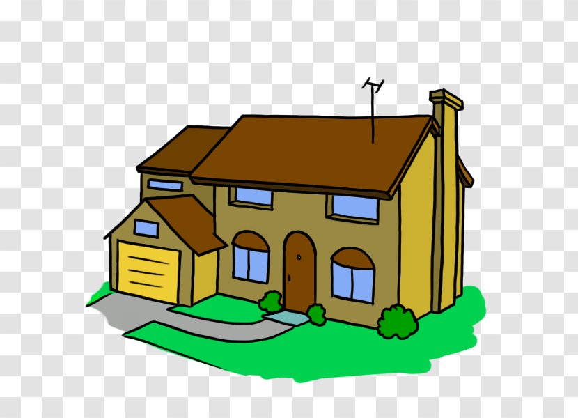 Real Estate Background - Cartoon - Facade Transparent PNG